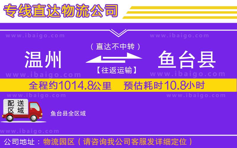 溫州到魚臺縣貨運公司 溫州到魚臺縣貨運公司